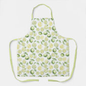 Groene Limoenen Bladeren Fruit Schort (Voorkant)