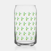 Groene Limoenen Limeade Gin En Tonic Blikvorm Glas (Voorkant)
