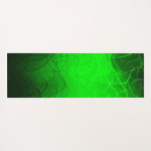 Groene lineaire golven - Yoga Mat (Achterkant (horizontaal))