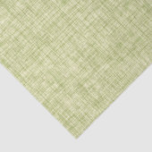 Groene Linnen Tissuepapier (Detail)