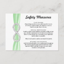 Groene Lint Diamant Oneindig Veiligheidsmaatregele