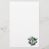 Groene lint en ringweg briefpapier (Voorkant)