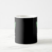 Groene Lint Held Engel Maand Lever Kanker Koffiemok (Center)