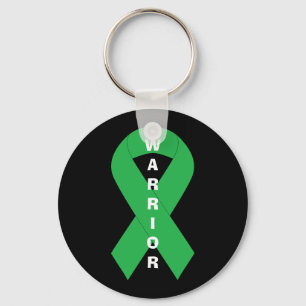 Groene Lint Mental Health Awareness Krijger Sleutelhanger