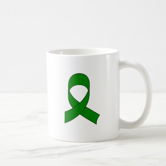 Groene Lint Tekening Koffiemok (Rechts)