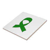 Groene Lint Tekening Tegeltje (Zijkant)