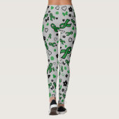 Groene linten Multi...Gastroparese Leggings (Achterkant)