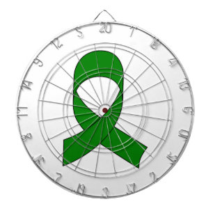 Groene linttekening dartbord