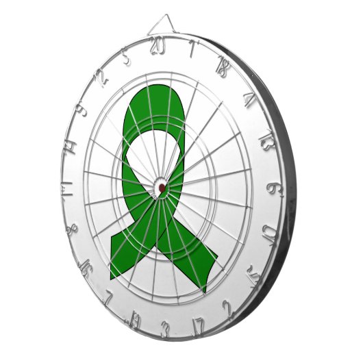 Groene linttekening dartbord (Voorkant Rechts)