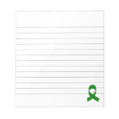 Groene linttekening notitieblok (Voorkant)