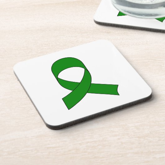 Groene linttekening onderzetter (Linkerzijde)