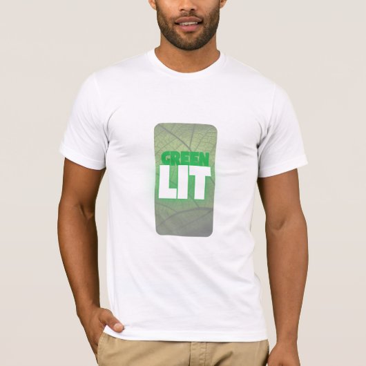 Groene Lit: tijd om te bloeien T-shirt (Voorkant)