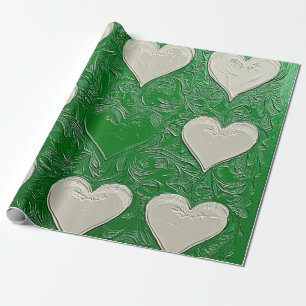 Groene lithografie #2 Digitale kunst Cadeaupapier