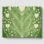 Groene lithografie #4 Digitale kunst Gastenboek (Achterkant)