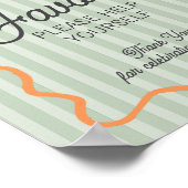 Groene Little Cutie Citrus Main Squeeze Favorieten Poster (Hoek)