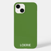 Groene Loerie-kleurnaam Case-Mate iPhone Case (Achterkant)