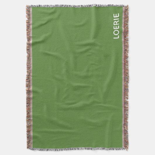 Groene Loerie-kleurnaam Deken (Voorkant Verticaal)