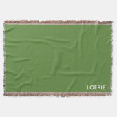 Groene Loerie-kleurnaam Deken (Voorkant)