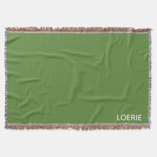 Groene Loerie-kleurnaam Deken (Voorkant)