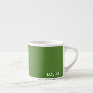 Groene Loerie-kleurnaam Espresso Kop