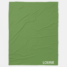 Groene Loerie-kleurnaam Fleece Deken
