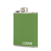 Groene Loerie-kleurnaam Heupfles (Links)
