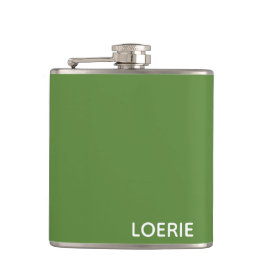 Groene Loerie-kleurnaam Heupfles