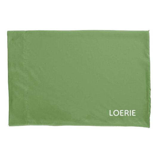 Groene Loerie-kleurnaam Kussensloop (Voorkant)
