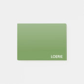 Groene Loerie-kleurnaam Post-it® Notes (Voorkant)