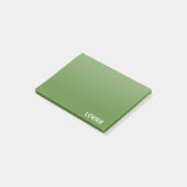 Groene Loerie-kleurnaam Post-it® Notes (Schuin)
