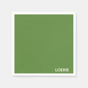 Groene Loerie-kleurnaam Servet