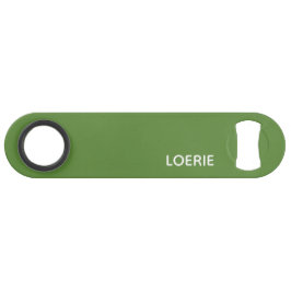 Groene Loerie-kleurnaam Speed Flessenopener