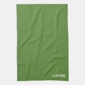 Groene Loerie-kleurnaam Theedoek (Verticaal)