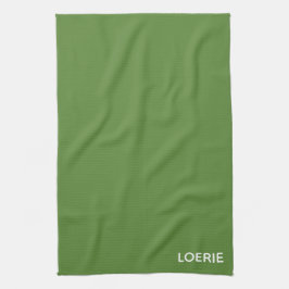 Groene Loerie-kleurnaam Theedoek