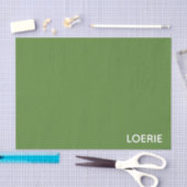 Groene Loerie-kleurnaam Tissuepapier (Craft)