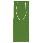 Groene Loerie-kleurnaam Wijn Cadeautas (Achterkant)