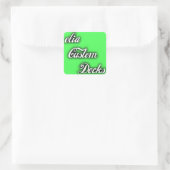 groene logo sticker (Tas)