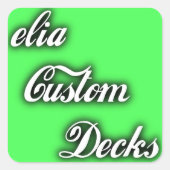 groene logo sticker (Voorkant)