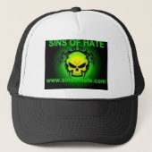 Groene logo trucker pet (Voorkant)