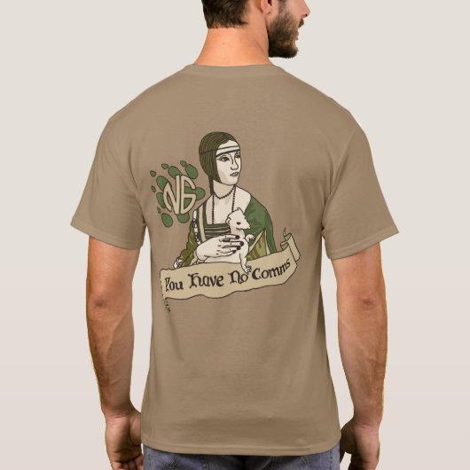 Groene logo's t-shirt (Achterkant)