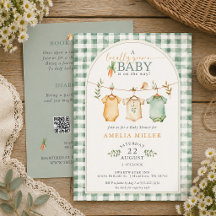 Groene Lokale Babyklerenlijn Baby Shower