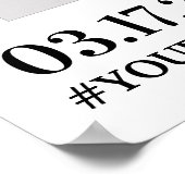 Groene Loof Boho Bruidsmeisjesfeest Foto Prop Poster (Hoek)