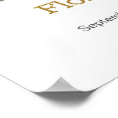 Groene loof Rehearsal Dinner Welkomstbord Poster (Hoek)