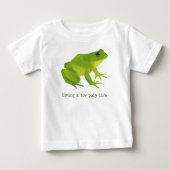 Groene Low Poly Life Frog (Voorkant)