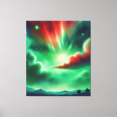 groene lucht canvas afdruk (Voorkant)