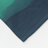 groene lucht fleece deken (Hoek)