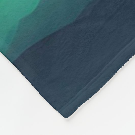 groene lucht fleece deken (Hoek)