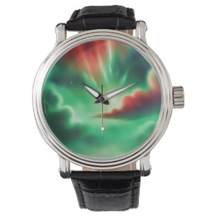 groene lucht horloge