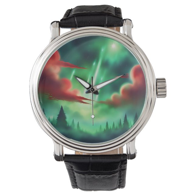 groene lucht horloge (Voorkant)
