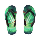 groene lucht kinder teenslippers (Voetbed)